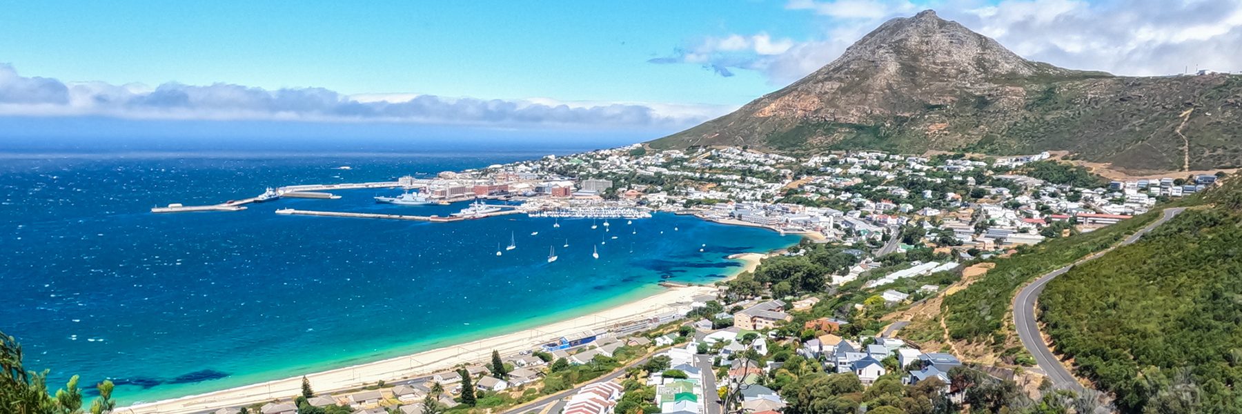 Thermo Group service area in Simon's Town, Cape Town, overlooking False Bay