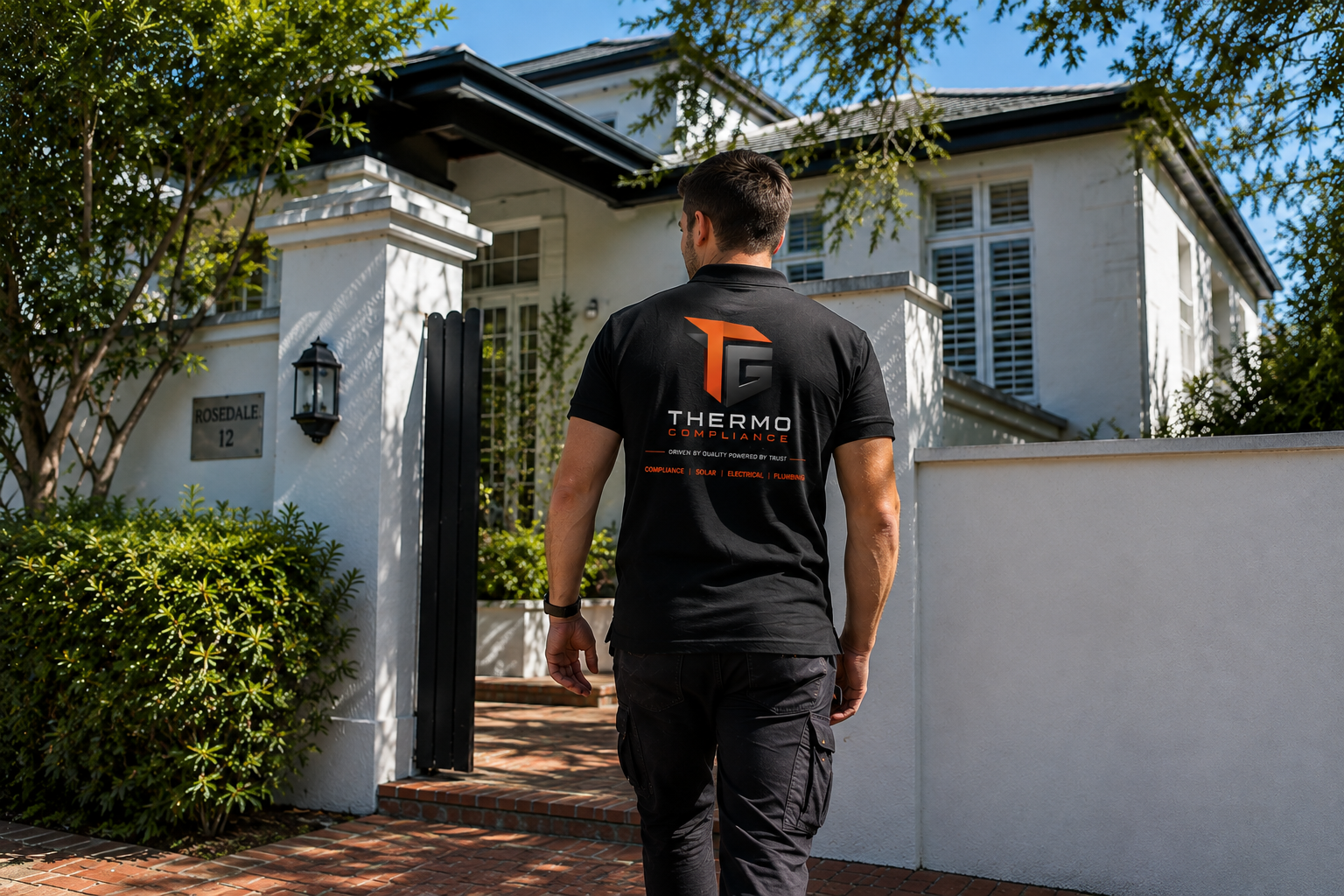 Thermo Group electrician at work in Rondebosch, Cape Town