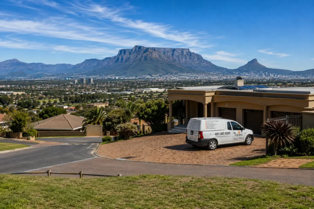 Plattekloof house with Thermoelectrics Van