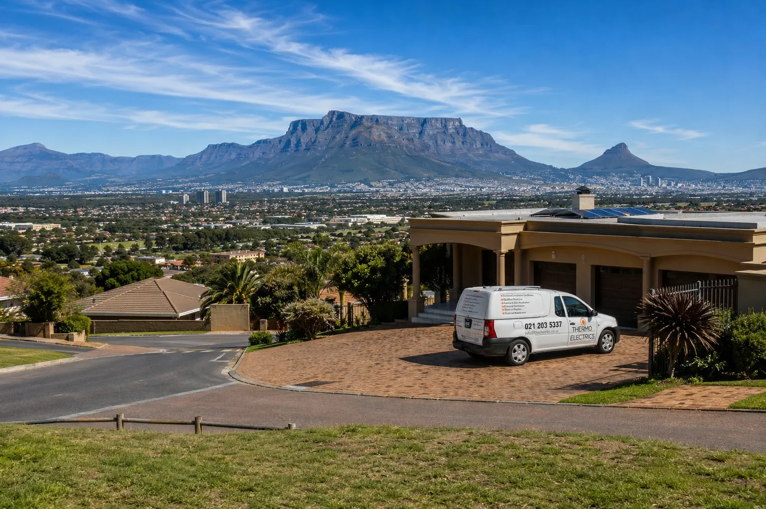 Plattekloof house with Thermoelectrics Van