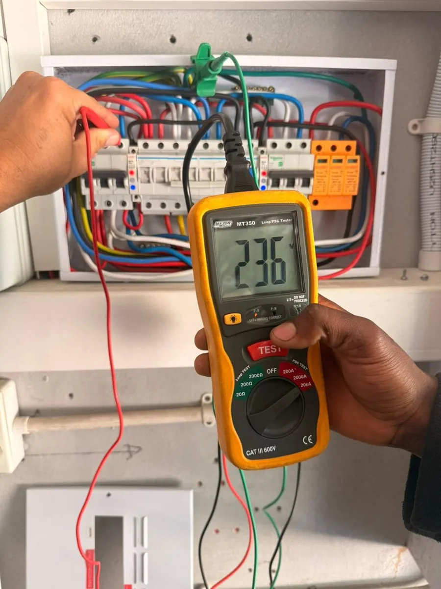 Thermo Group loop and PSC tester for electrical COC in Table View