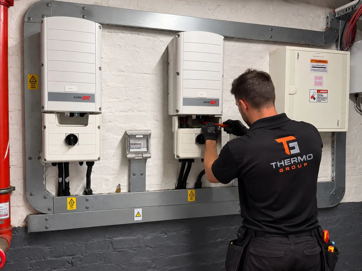 Thermo Group solar installation work in Sunningdale, Cape Town