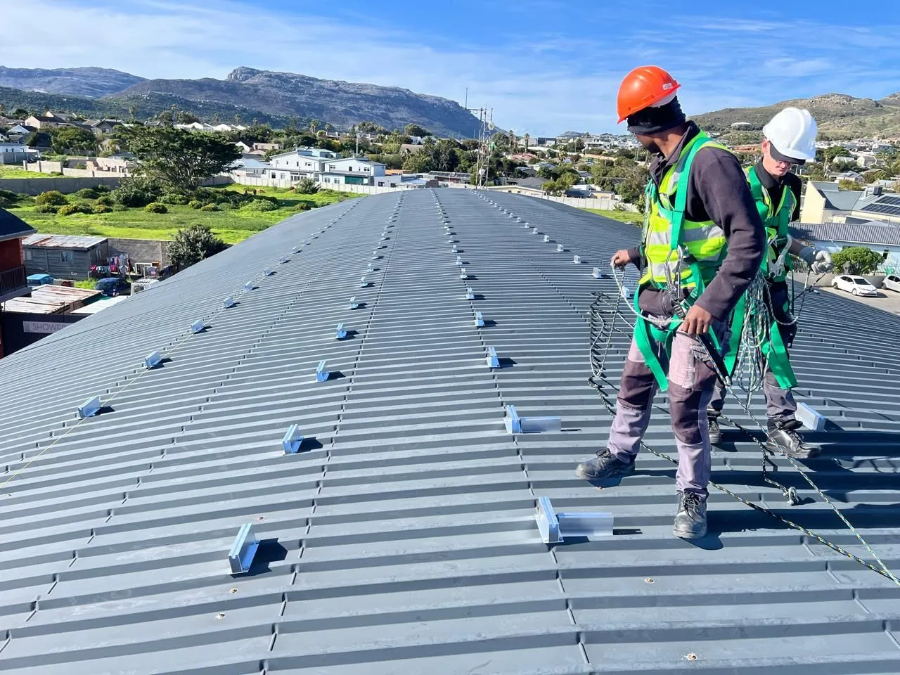 Thermo Group solar installation team in Parklands, Cape Town