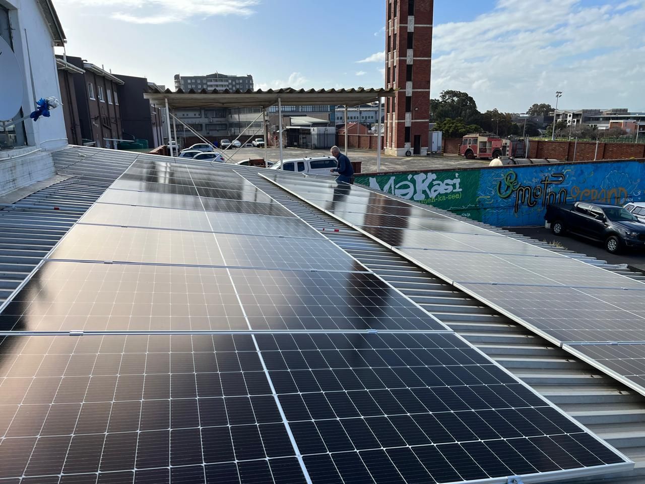 Thermo Group solar installation work in Plumstead, Cape Town